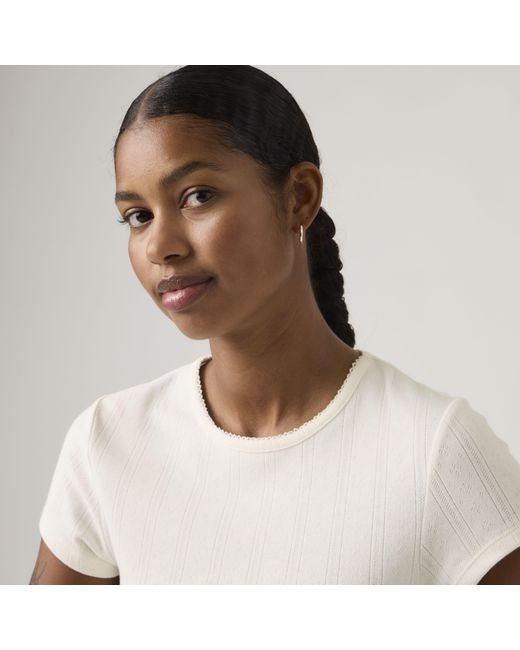 Levi's White Dry Goods Tee