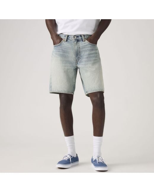Levi's Blue 468 Loose Shorts for men