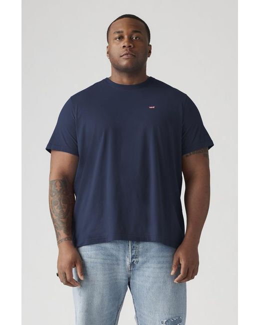 Levi's Blue Original Housemark Tee (Big & Tall) for men