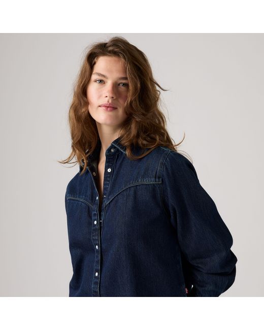 Levi's Logan Shacket in het Blue