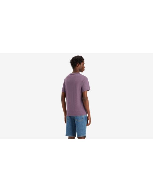T shirt graphique classique violet / batwing tri blend navy cosmos Levi's pour homme en coloris Black