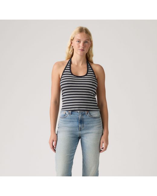 Levi's Ella Haltertop in het Black