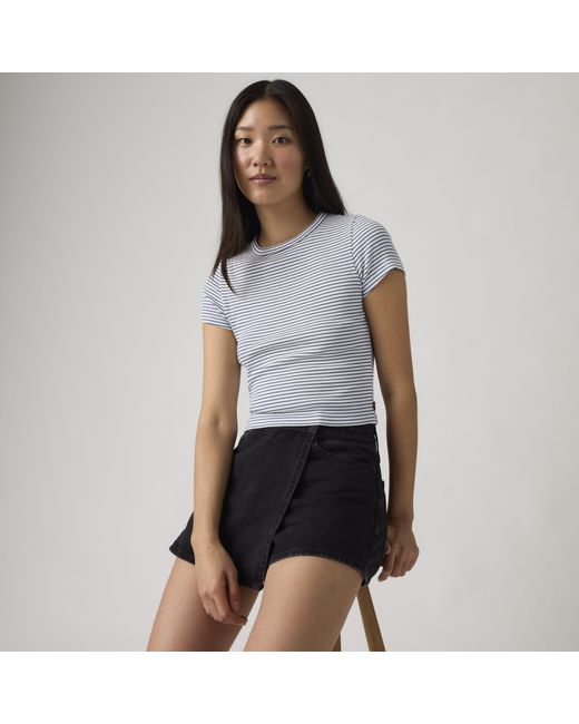 Levi's Blue Hayes Cropped Tee