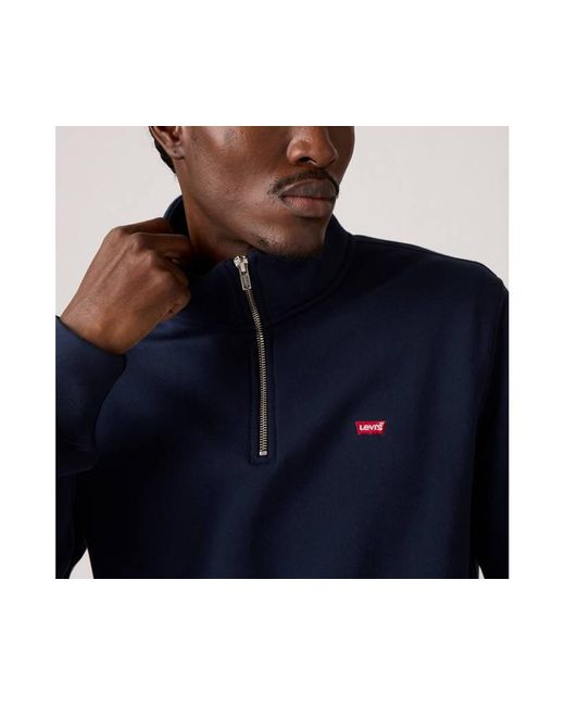 Levi's Original Housemark Kwartrits Trui in het Blue voor heren