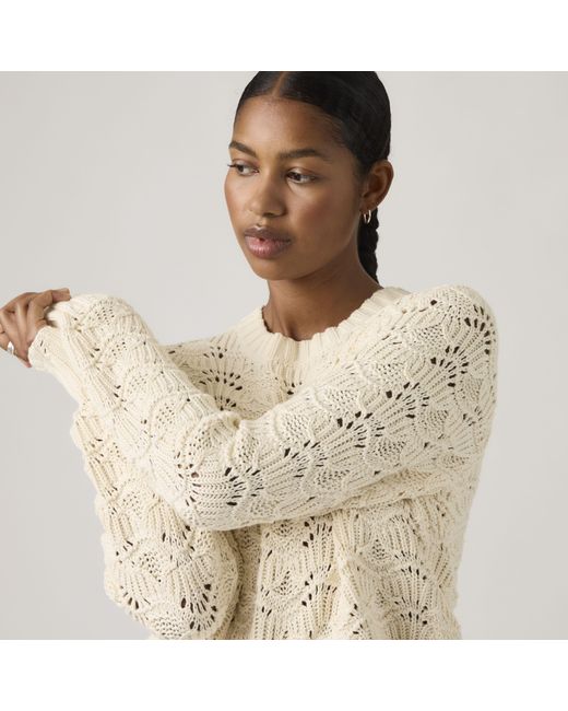 Levi's Natural Hope Crochet Pullover