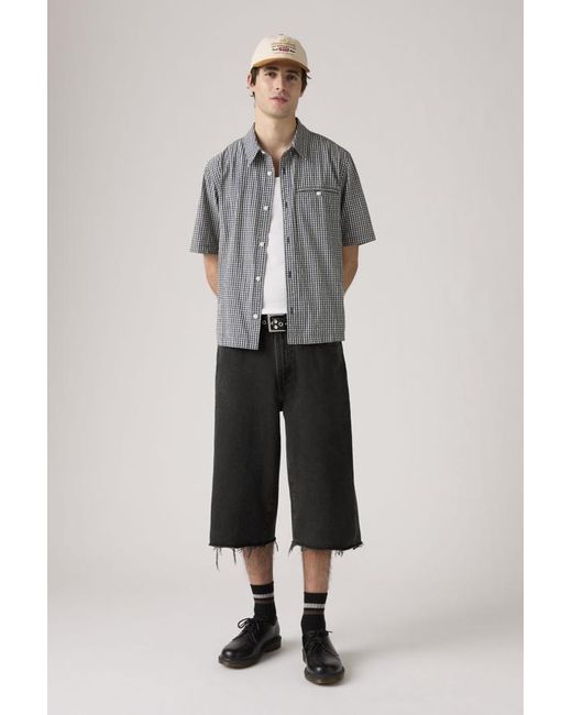 Levi's Black 478 Baggy Capris for men