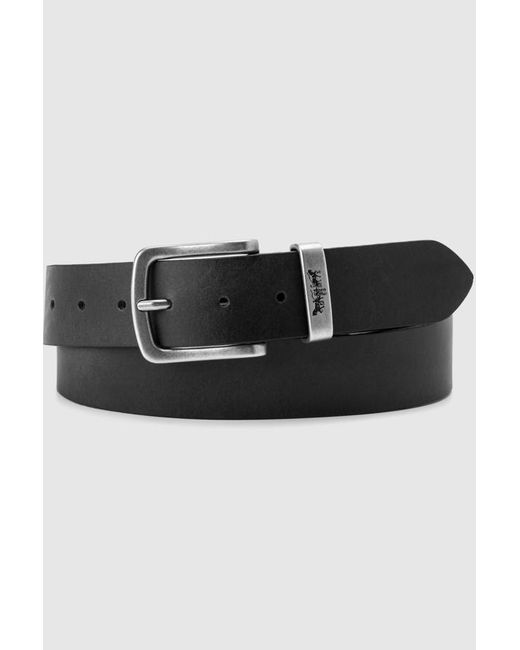 Levi's Black Metal Two Horse Keeper Belt for men