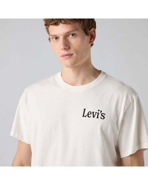 Levi's Gray Relaxed Fit Graphic Tee for men