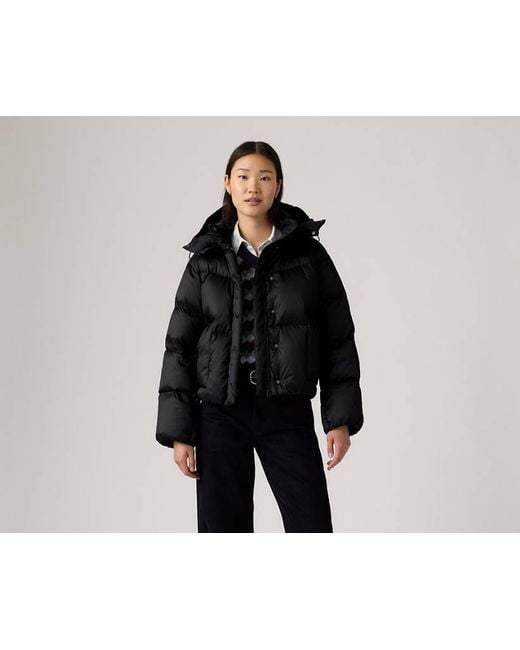 Giacca Western Bombata Corta di Levi's in Black