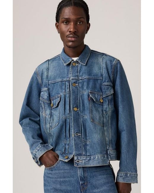 Levi's Blue X Sacai Denim Jacket for men