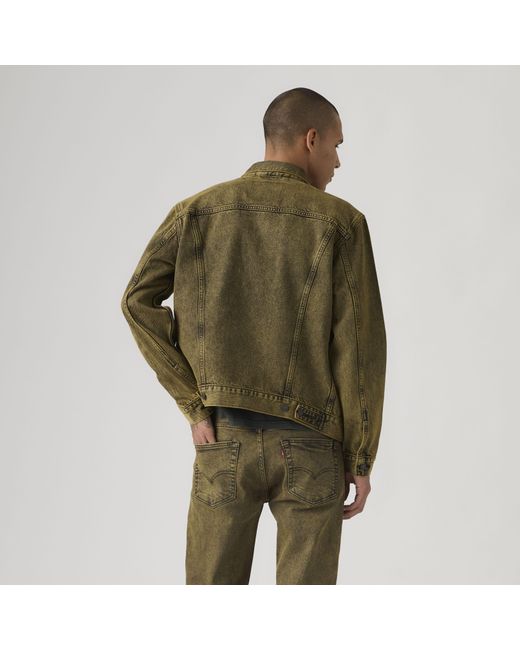 Levi's Type Iii Trucker Jacket in het Green voor heren