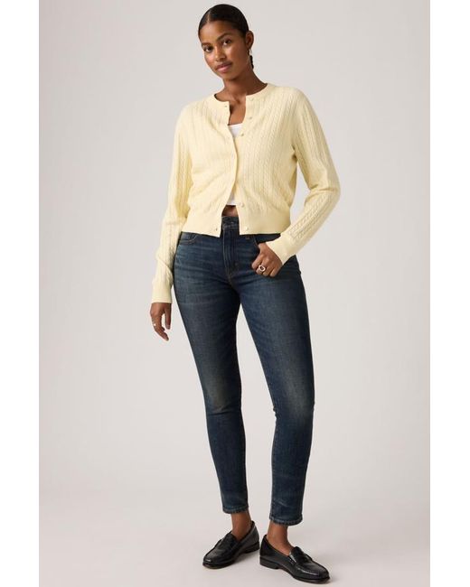 Levi's Blue 721 High Rise Skinny Jeans