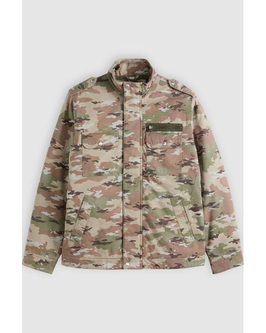 Levi's Green Menlo Military Jacket for men