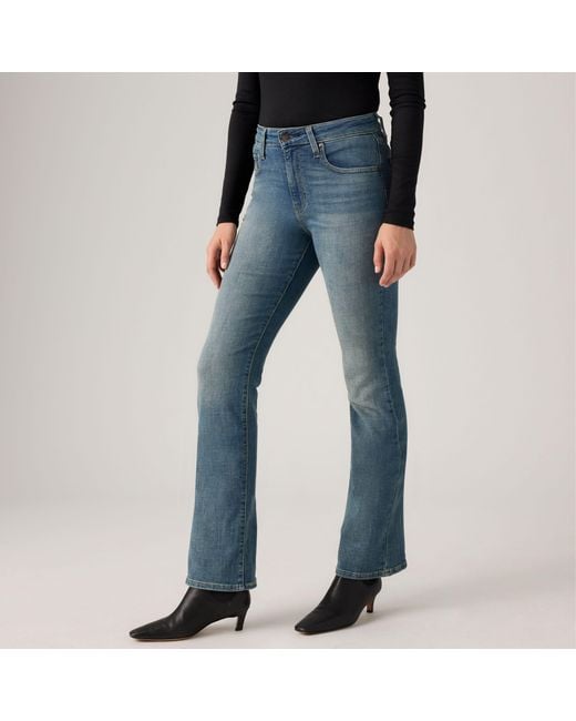 Levi's Blue 725 High Rise Bootcut Jeans