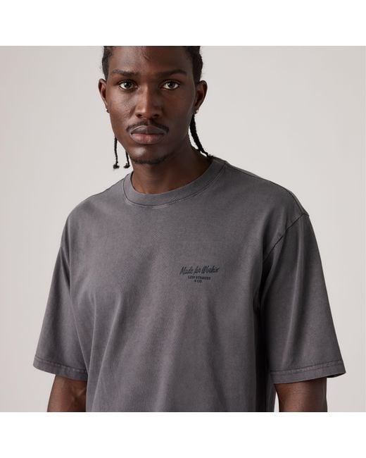 Levi's Gray Workwear Graphic Tee for men