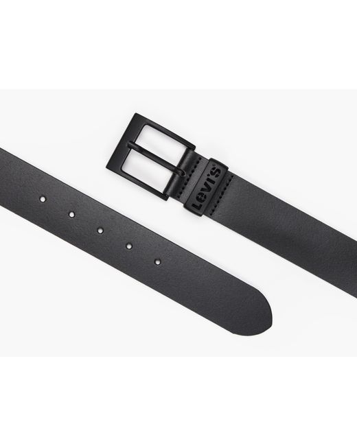Levi's Black Ashland Metal Belt for men