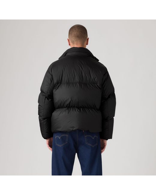 Aurue Short Puffer Levi's de hombre de color Black