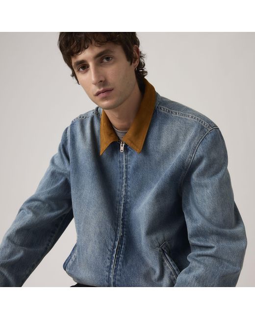 Levi's Gray Mechanics Full Zip Jacket for men