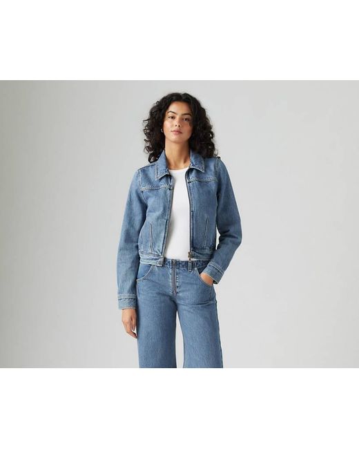 Levi's Xs Dart Trucker Jacket in het Blue