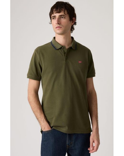Levi's Green Housemark Polo Shirt for men