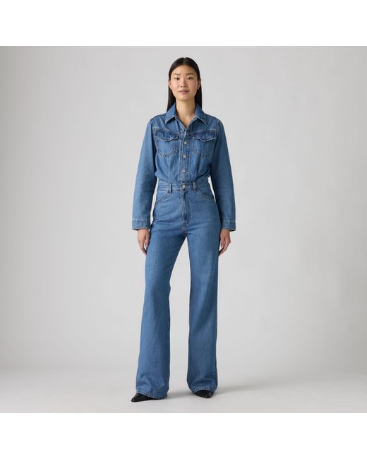 Levi's Blue Western Jumpsuit