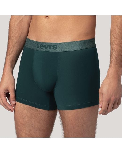 Levi's Green Boxer Brief 3 Pack for men