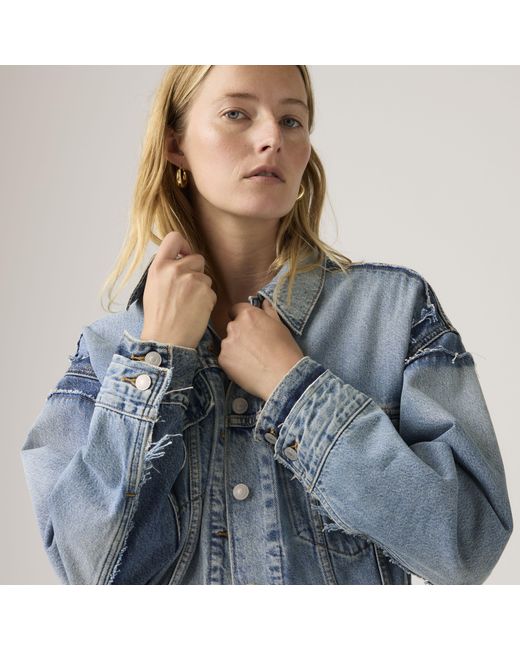 Levi's Blue Deconstructed '90S Trucker Jacket