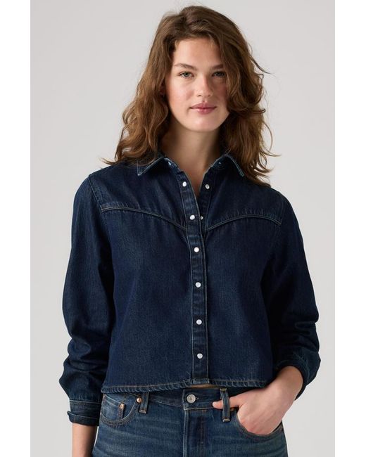 Veste Chemise Logan Levi's en coloris Blue