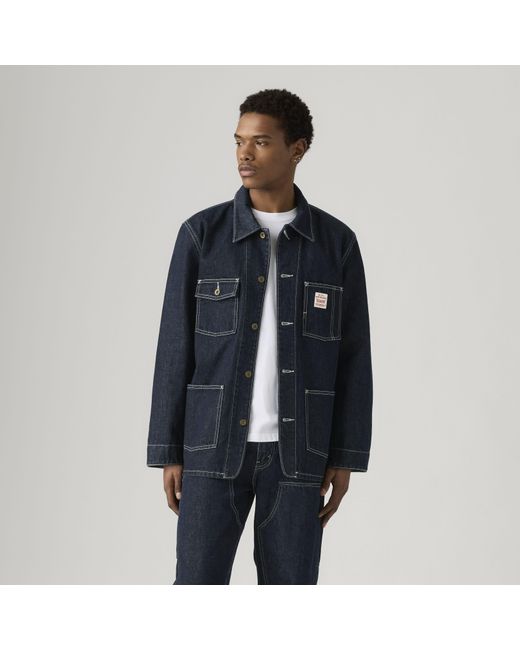Levi's Blue Berkley Chore Coat for men
