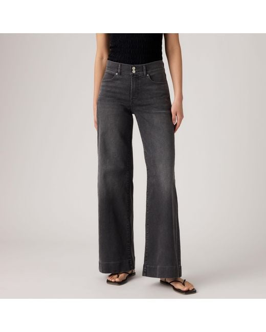 Levi's Blue 318 Tailored Wide Leg Jeans