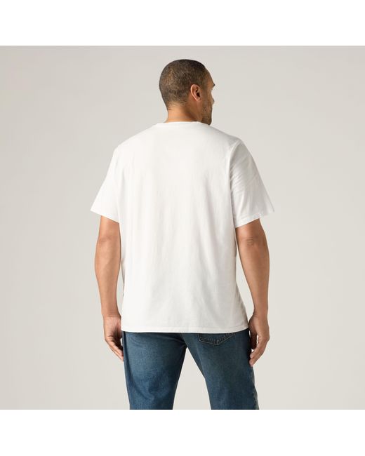 Levi's Black Graphic T Shirt (Big & Tall) for men