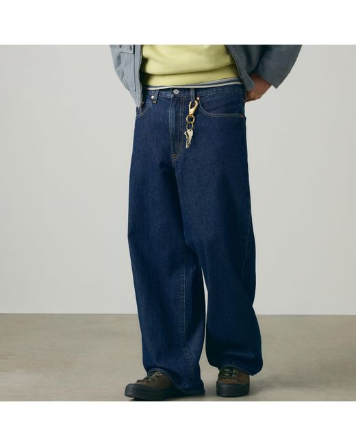 Levi's Blue Baggy Wide Leg Jeans for men