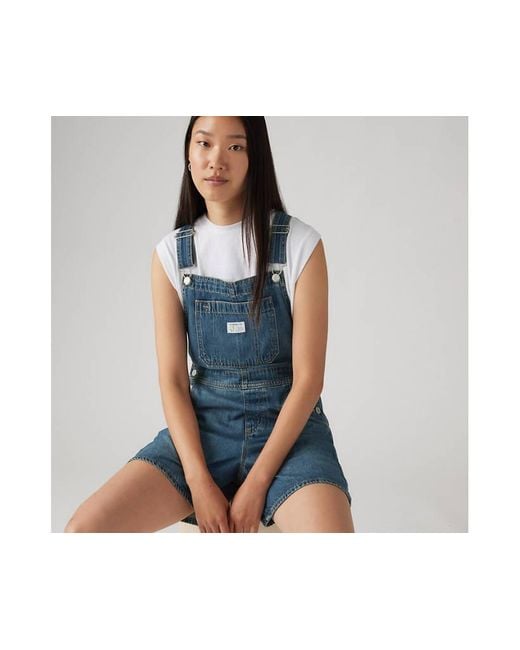 Levi's Utility Shortall in het Blue