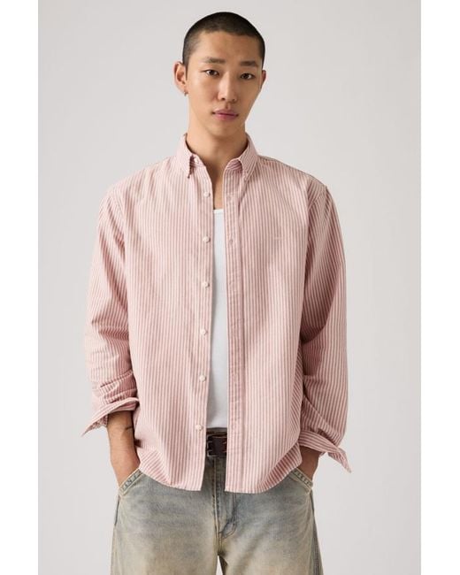 Chemise Col Boutonné Authentic Levi's pour homme en coloris Pink