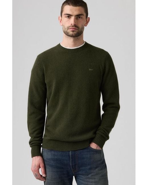 Levi's Green Original Housemark Sweater for men