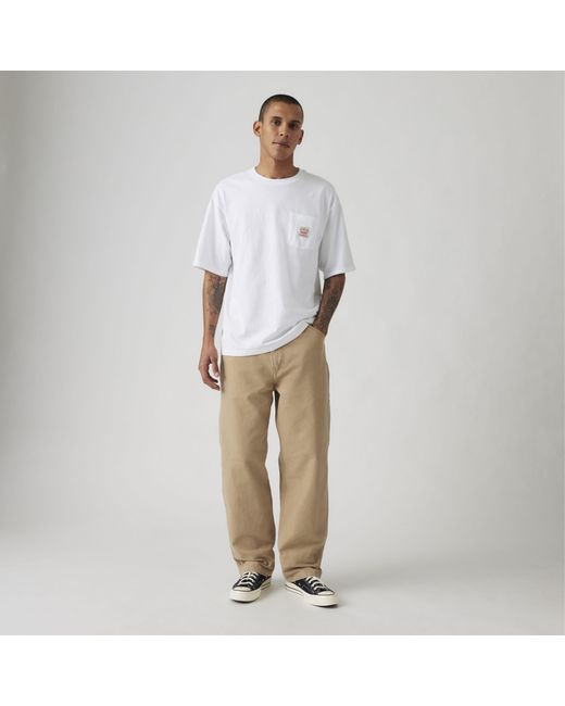 Levi's Brown 568 Loose Straight Carpenter Pants for men
