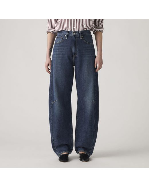 Levi's Blue Cinch Barrel Jeans