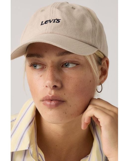 Levi's Brown Club Logo Cap for men