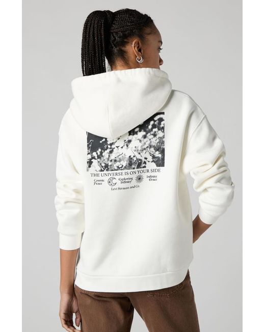 Levi's White Graphic Salinas Hoodie