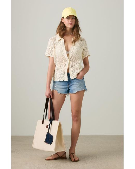 Levi's Blue Low Shorts