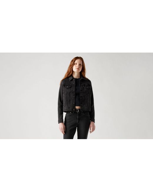Levi's Het Original Truckerjack in het Black