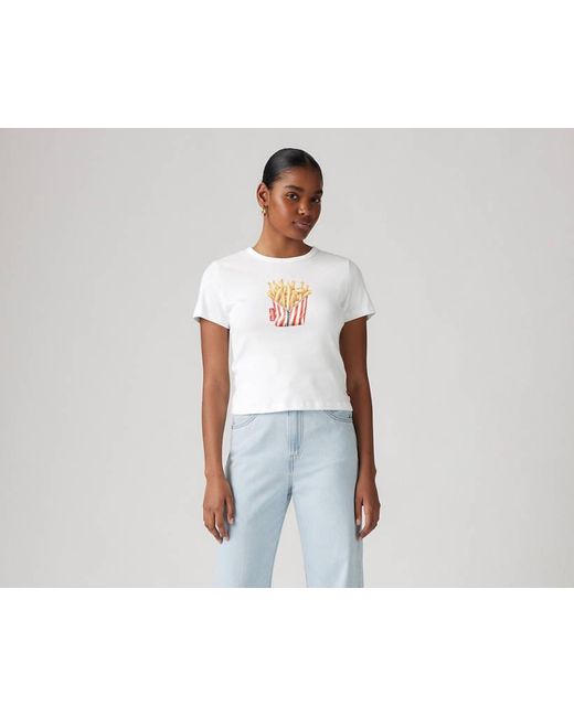 Graphic Rickie Tee Levi's de color White