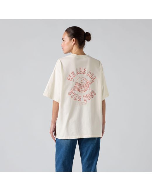 Graphic Short Stack Tee Levi's de color Natural