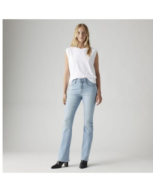 Levi's Blue 725 High Rise Bootcut Jeans