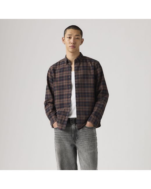 Levi's Authentic Overhemd Met Knopen in het Black voor heren