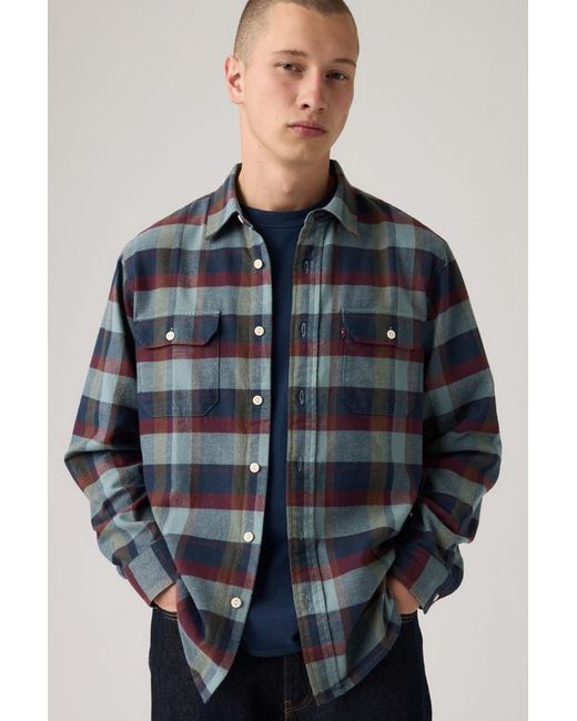 Levi's Gray Classic Worker Overshirt for men