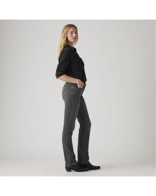 Levi's Blue 314 Shaping Straight Jeans