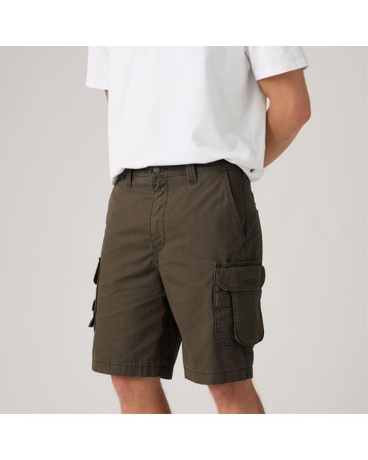 Levi's Red Fishing Cargo Shorts for men