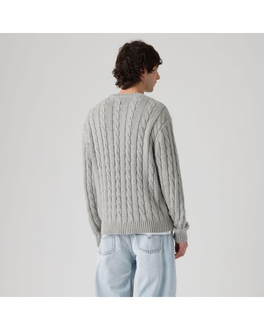 Levi's Laurel Crew Sweater in het Gray voor heren