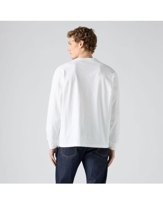 Camiseta De Manga Larga Authentic Levi's de hombre de color White